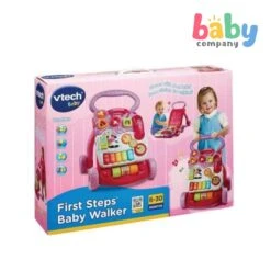 VTech First Steps Baby Walker Pink -VTech Shop 10025515 3