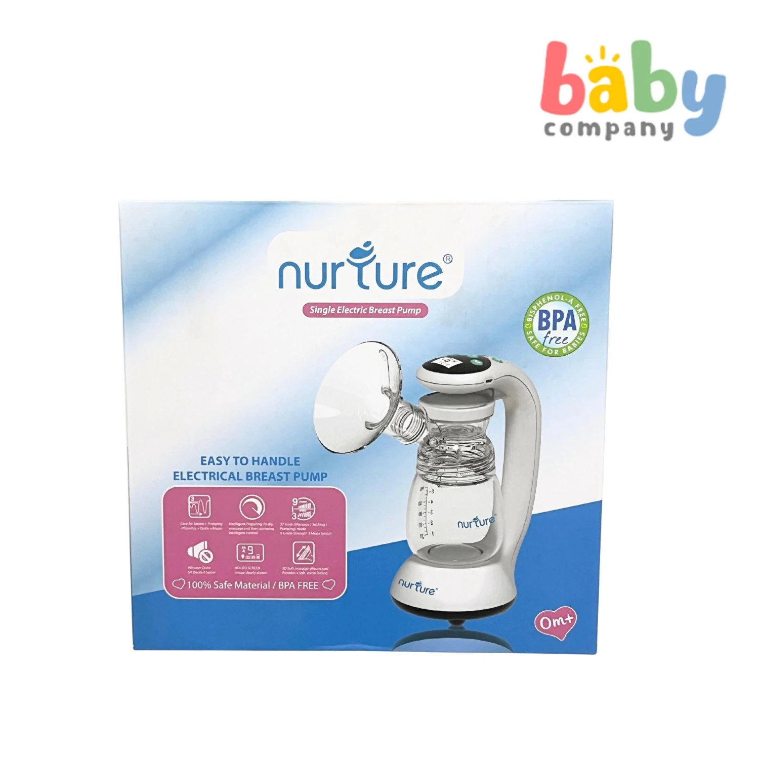 Nurture Single Electric Breast Pump 1 Nurture Single Electric Breast Pump