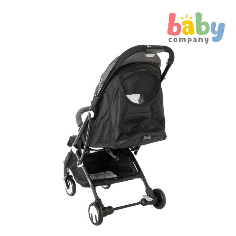 Looping Squizz 3 Stroller Grey Canopy (Black Frame) 2 Looping Squizz 3 Stroller Grey Canopy (Black Frame) - Image 2