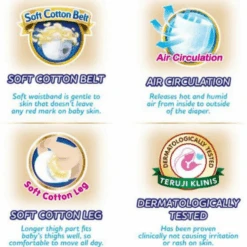 MamyPoko Royal Soft Taped Diapers - Large, 40 Pads X 2 Packs 6 MamyPoko Royal Soft Taped Diapers - Large, 40 Pads X 2 Packs -VTech Shop 10102232 3