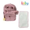 Baby Company Travel Backpack With Diaper Changing Pad - Pink