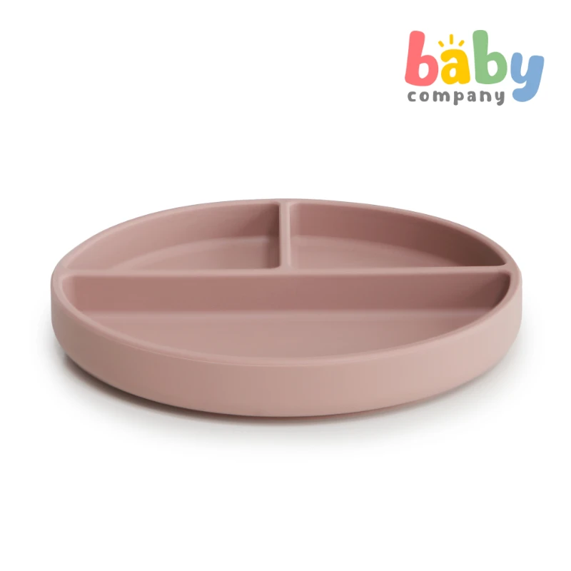 Mushie Silicone Suction Plate - Blush 2 Mushie Silicone Suction Plate - Blush - Image 2