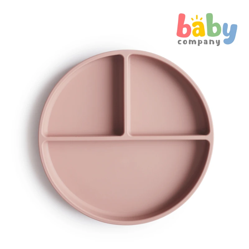 Mushie Silicone Suction Plate - Blush 3 Mushie Silicone Suction Plate - Blush - Image 3