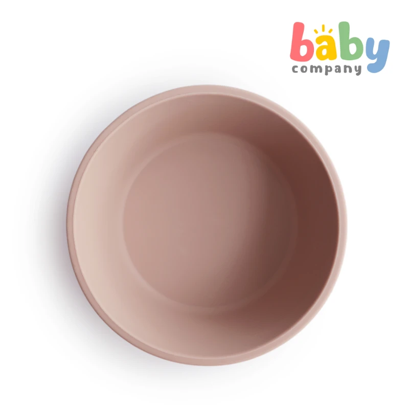 Mushie Silicone Suction Bowl - Blush 2 Mushie Silicone Suction Bowl - Blush - Image 2