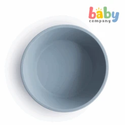 Mushie Silicone Suction Bowl - Powder Blue