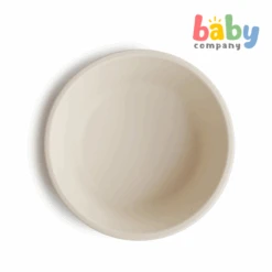 Mushie Silicone Suction Bowl - Ivory