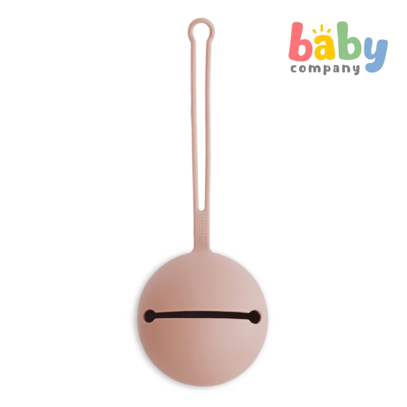 Mushie Pacifier Case - Blush 1 Mushie Pacifier Case - Blush