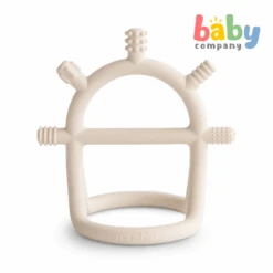Mushie No Drop Teether-Sensory Shifting Sand