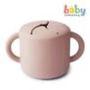 Mushie Silicone Snack Cup - Blush