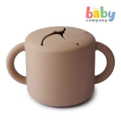 Mushie Silicone Snack Cup - Natural