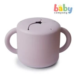 Mushie Silicone Snack Cup - Soft Lilac