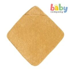 Mushie Hooded Towel - Fall Yellow