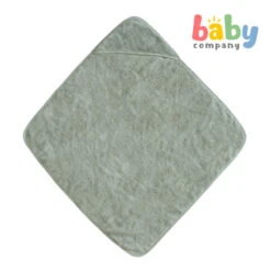 Mushie Hooded Towel - Moss