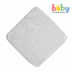 Mushie Hooded Towel - Pearl