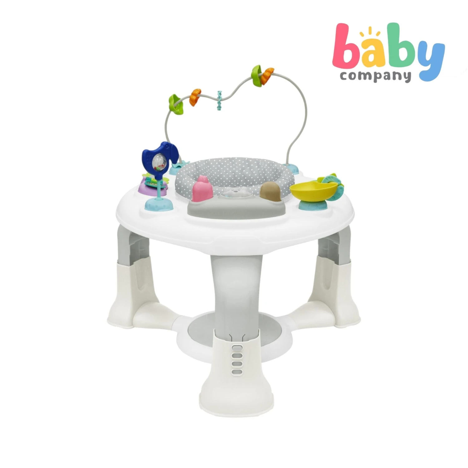 Baby Company 2-in-1 Activity Center With Jumping Board - Cool Gray 1 Baby Company 2-in-1 Activity Center With Jumping Board - Cool Gray