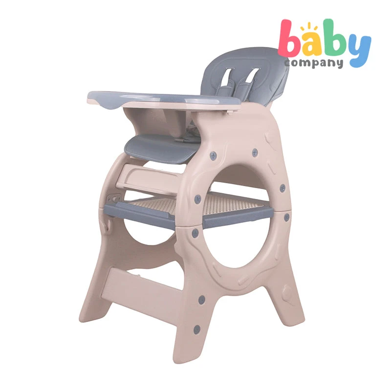 Baby Company Convertible Highchair - Dusty Blue 1 Baby Company Convertible Highchair - Dusty Blue