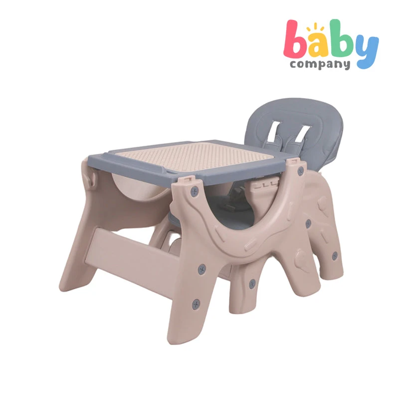 Baby Company Convertible Highchair - Dusty Blue 2 Baby Company Convertible Highchair - Dusty Blue - Image 2