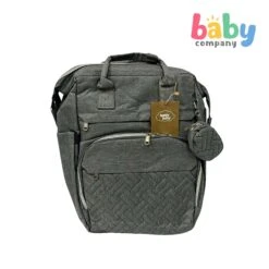 Happy Baby Diaper Bag With Built-in Crib - Gray