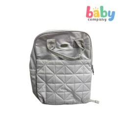 Feeme Baby Stylish Quilted Backpack - Light Gray