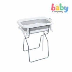 Baby Company Baby Bath Tub With Metal Stand - White/Gray