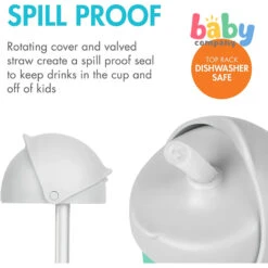 Boon Nursh Silicone Straw Conversion Top 2-Pack -VTech Shop 35023780 3