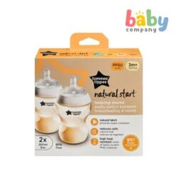 Tommee Tippee Natural Start PPSU Bottle Pack Of 2 - 260ml -VTech Shop 35025080 3