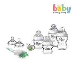 Tommee Tippee Closer To Nature Newborn Starter Set - Clear