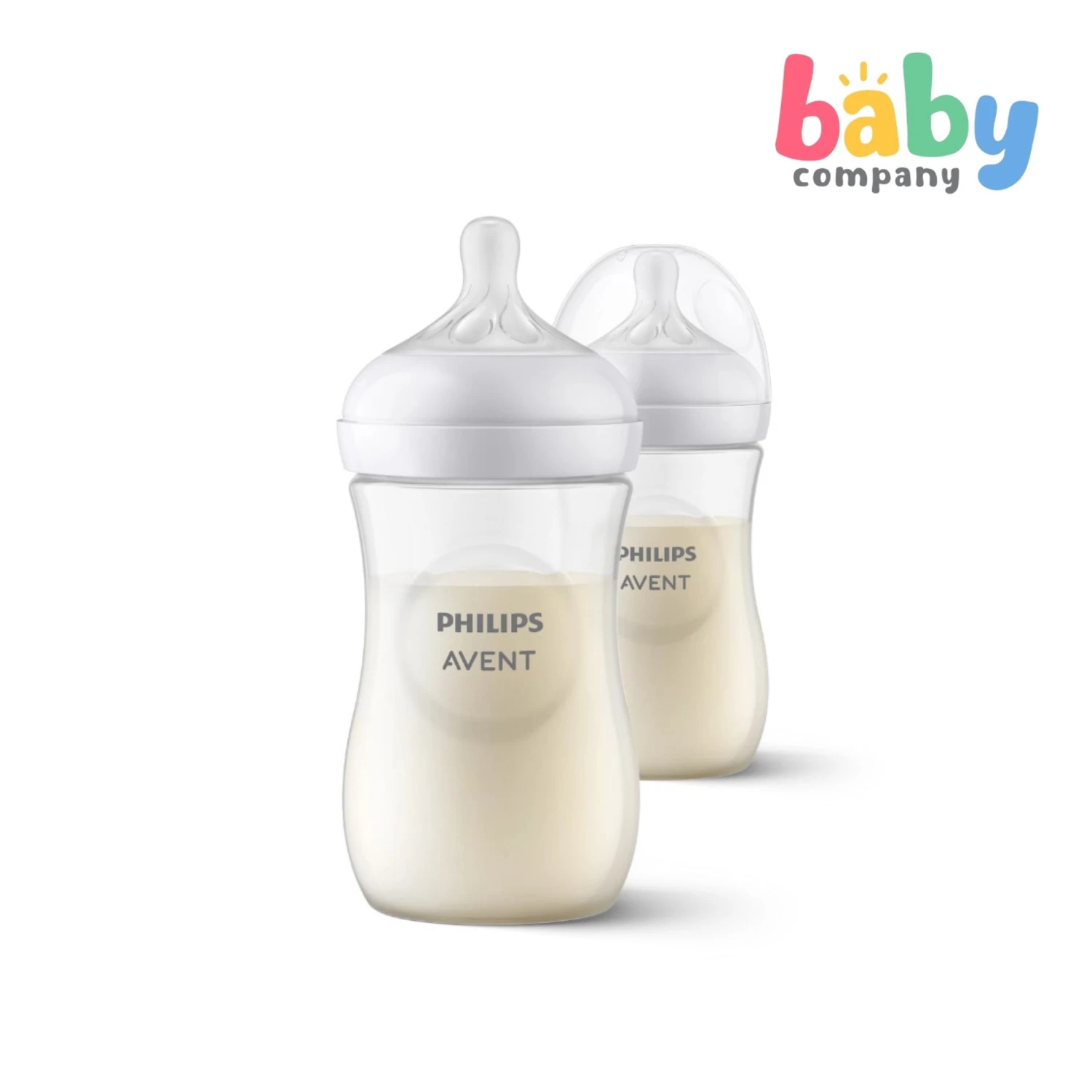 Philips Avent Natural Response Baby Bottle 1m+ - 9oz/260ml, Pack Of 2 1 Philips Avent Natural Response Baby Bottle 1m+ - 9oz/260ml, Pack Of 2