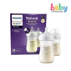 Philips Avent Natural Response Baby Bottle 1m+ - 9oz/260ml, Pack Of 2 5 Philips Avent Natural Response Baby Bottle 1m+ - 9oz/260ml, Pack Of 2 -VTech Shop 39118070 3