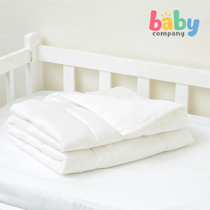 Sleepery Organic Bamboo Baby Comforter - White 1 Sleepery Organic Bamboo Baby Comforter - White
