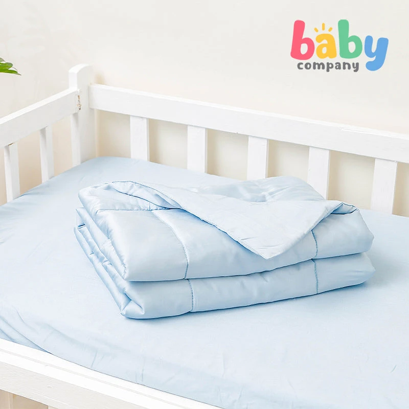 Sleepery Organic Bamboo Baby Comforter - Blue 1 Sleepery Organic Bamboo Baby Comforter - Blue