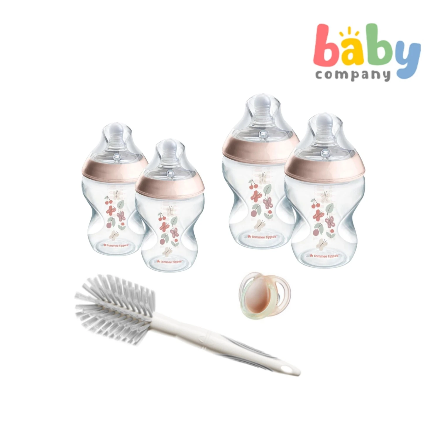 Tommee Tippee Natural Start Newborn Starter Set - Pink 1 Tommee Tippee Natural Start Newborn Starter Set - Pink
