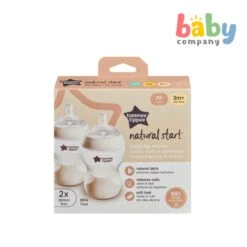 Tommee Tippee Natural Start PP Bottle Pack Of 2 - 260ml, Clear -VTech Shop 39121535 3