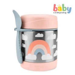 Skip Hop Spark Style Food Jar- Rainbow