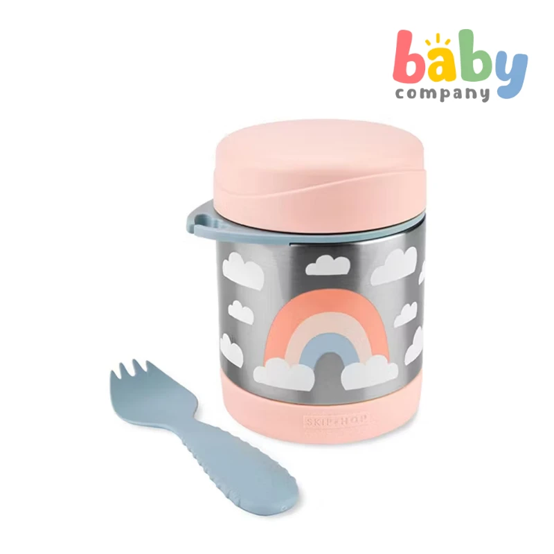 Skip Hop Spark Style Food Jar- Rainbow 3 Skip Hop Spark Style Food Jar- Rainbow - Image 3