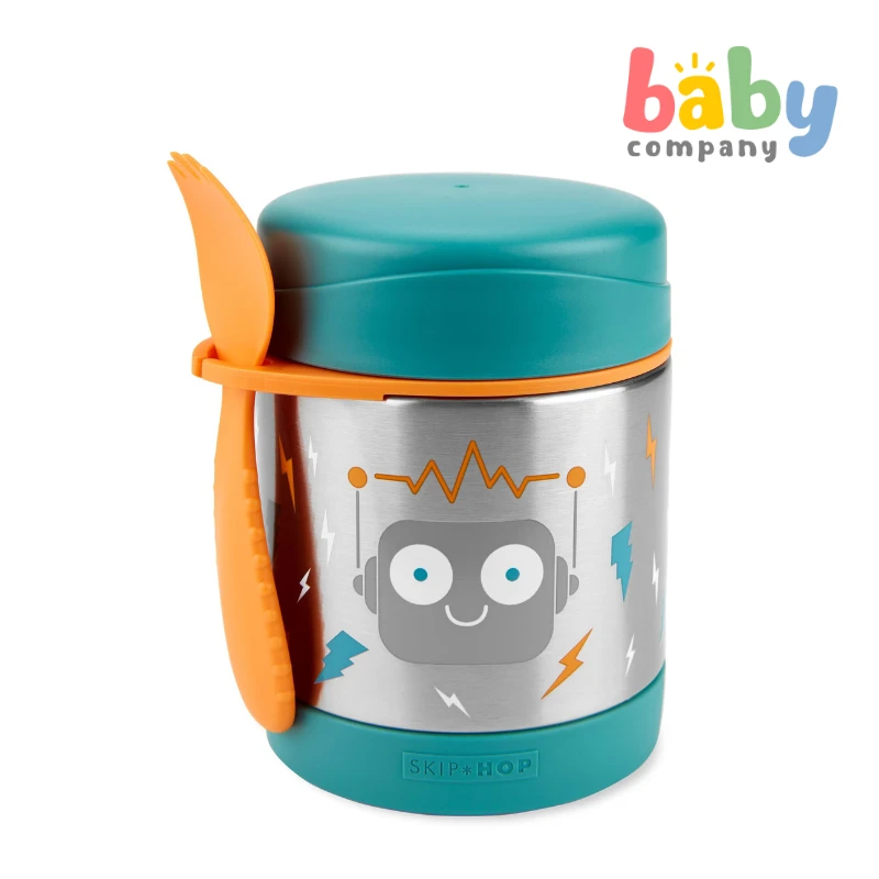 Skip Hop Spark Style Food Jar - Robot 2 Skip Hop Spark Style Food Jar - Robot - Image 2