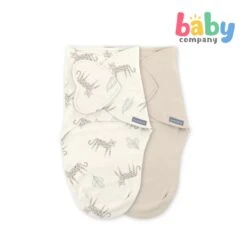 Swaddle Me Monogram Pack Of 2 - Born Free