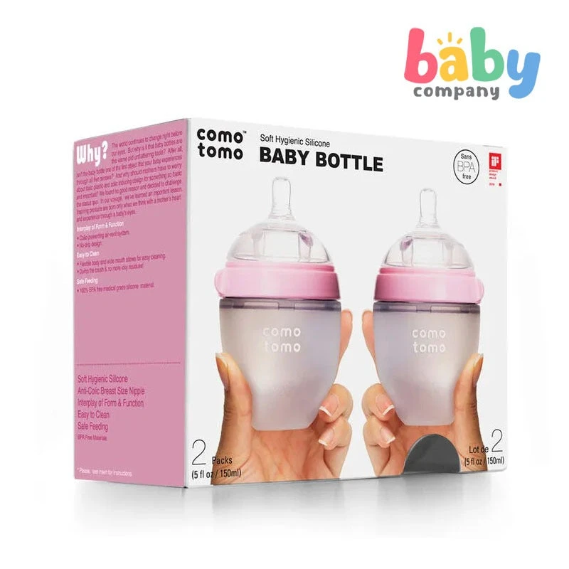 Comotomo 2-pack Silicone Bottles 150ml 3 Comotomo 2-pack Silicone Bottles 150ml - Image 3