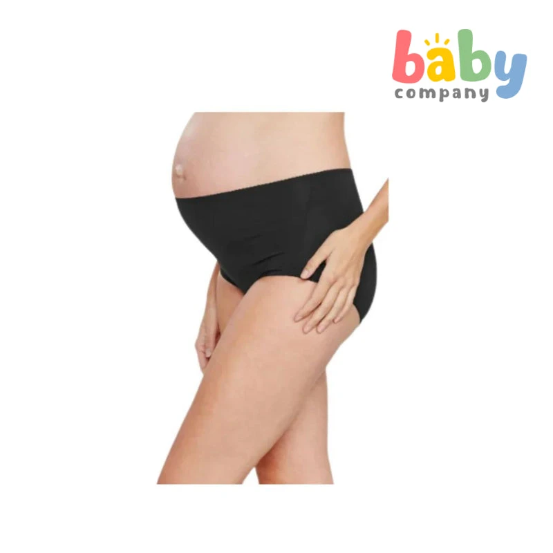 Mamaway Anti-Bacterial Maternity High Rise Briefs Pack Of 2 (Black) 3 Mamaway Anti-Bacterial Maternity High Rise Briefs Pack Of 2 (Black) - Image 3