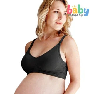 Mamaway Responsive Antibacterial Seamless Maternity Nursing Bra Black 1 Mamaway Responsive Antibacterial Seamless Maternity Nursing Bra Black