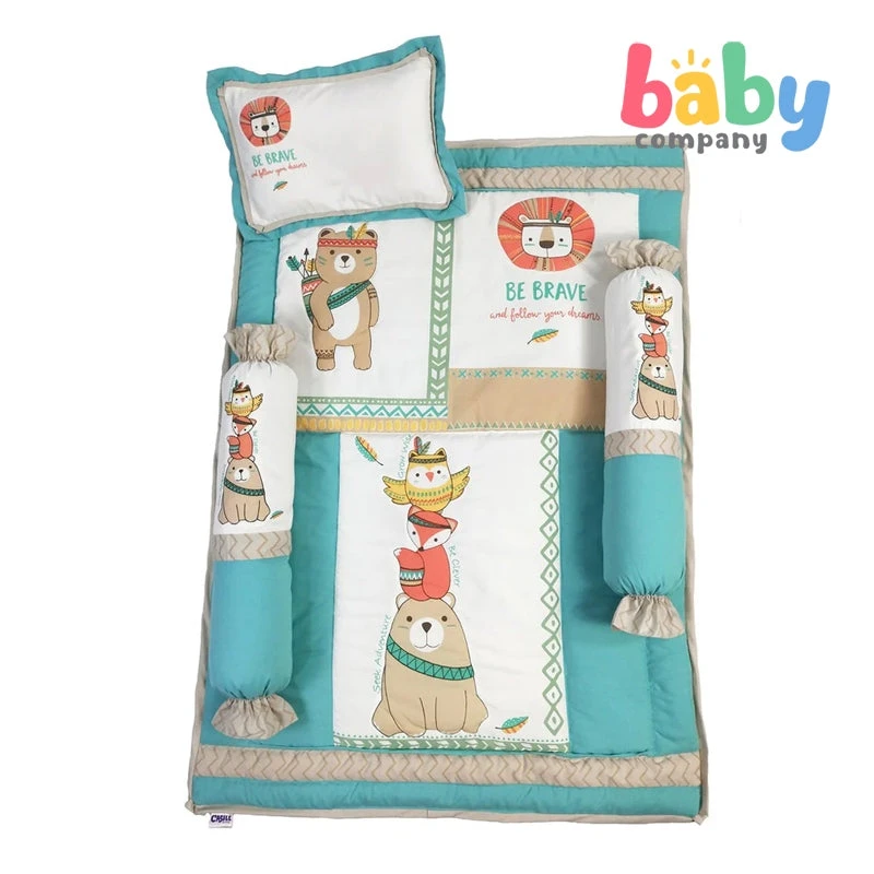 Castle For Baby 3pc Bedding Set 28x41 - Be Brave 1 Castle For Baby 3pc Bedding Set 28x41 - Be Brave