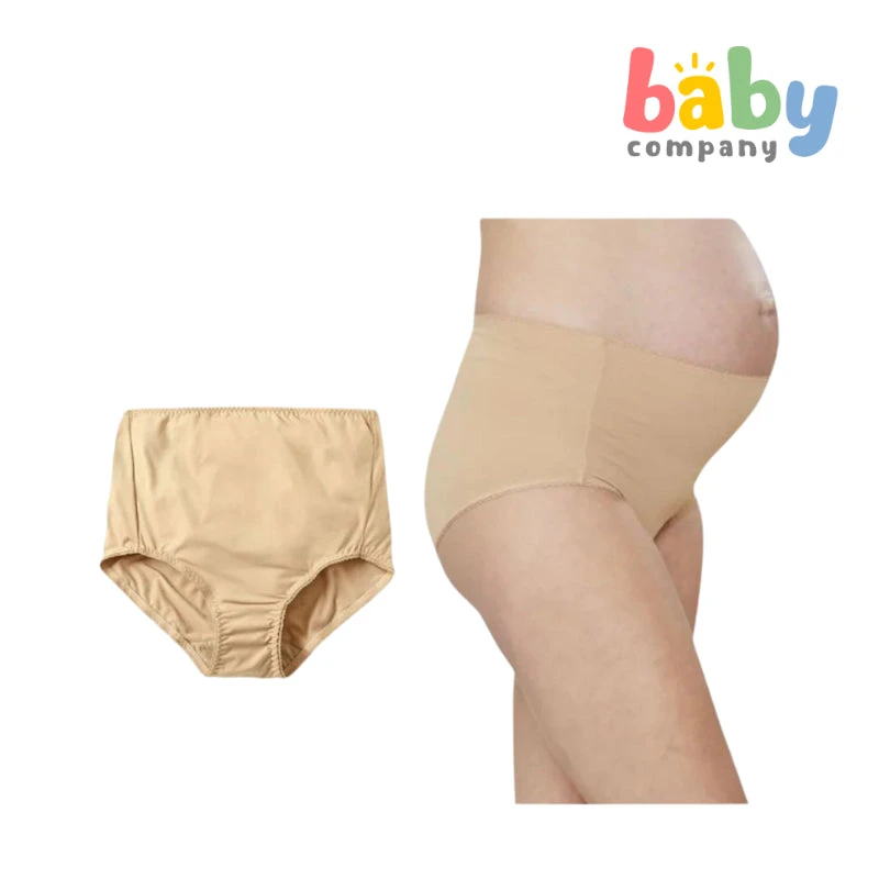 Mamaway Anti-Bacterial Maternity High Rise Briefs Pack Of 2 (Nude) 1 Mamaway Anti-Bacterial Maternity High Rise Briefs Pack Of 2 (Nude)